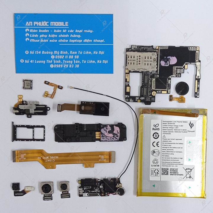 Pin Vsmart Active 3 - Linh Kiện Pin Điện Thoại Vsmart Zin Bóc Máy