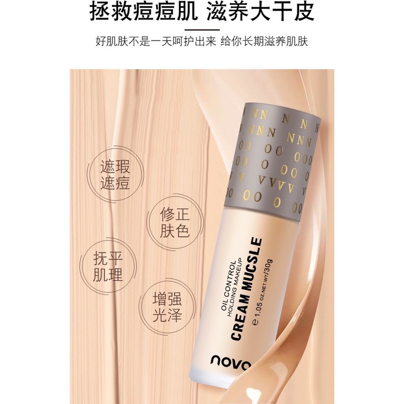 [ CHÍNH HÃNG ]  KEM NỀN NOVO TRANG ĐIỂM THEO TÔNG HÀN QUỐC | BigBuy360 - bigbuy360.vn