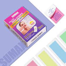 Sáp wax lông SUMAX Tẩy lông mặt vùng nhỏ tẩy lông chuyên nghiệp 40 miếng 100g