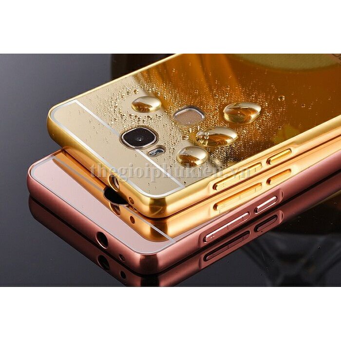 Ốp lưng gương Huawei Honor 5X, GR5 bo tròn 24K
