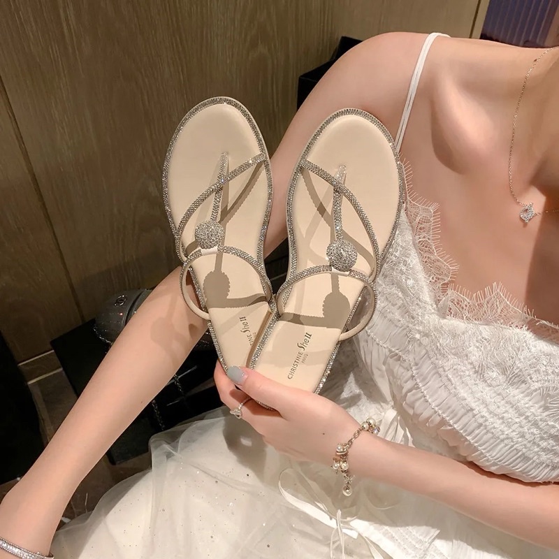 Dép nữ xỏ ngón hàng quảng châu cao cấp sẵn 38-36