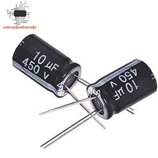 Tụ hóa 10uf 400v 10x17mm chất lượng tốt