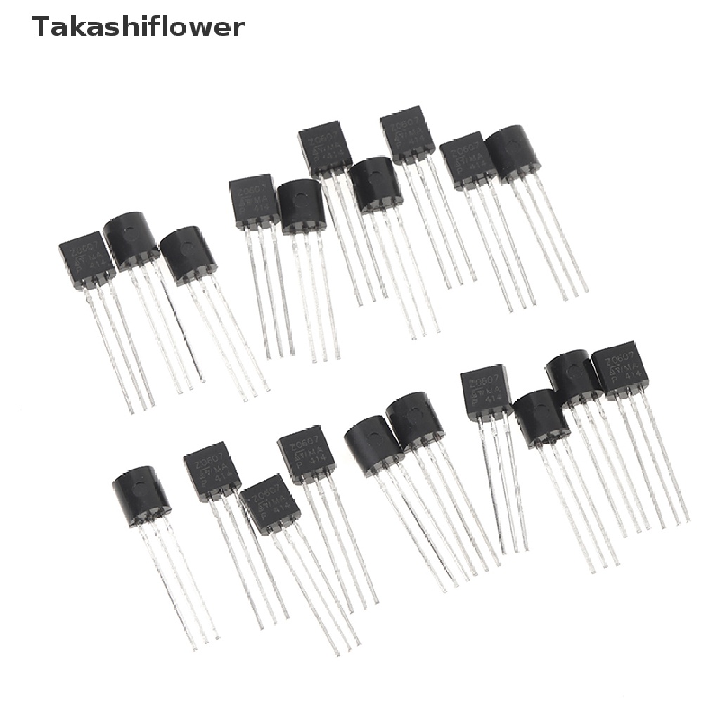 Set 20 Linh Kiện Điện Tử Z0607 Z0607MA TO-92 Triac 0.8A 600V 0.8 Amp 600 Volt Chuyên Dụng