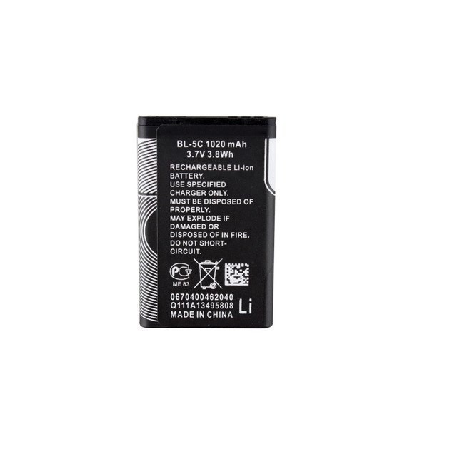 Pin Sạc BL-5C 1020 Mah - chống Phù