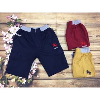Quần kaki lưng thun bé trai size đại
