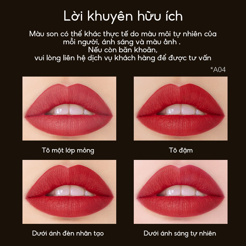 Son Satin Perfect Diary lâu trôi vỏ vàng sang chảnh 12 màu 3g