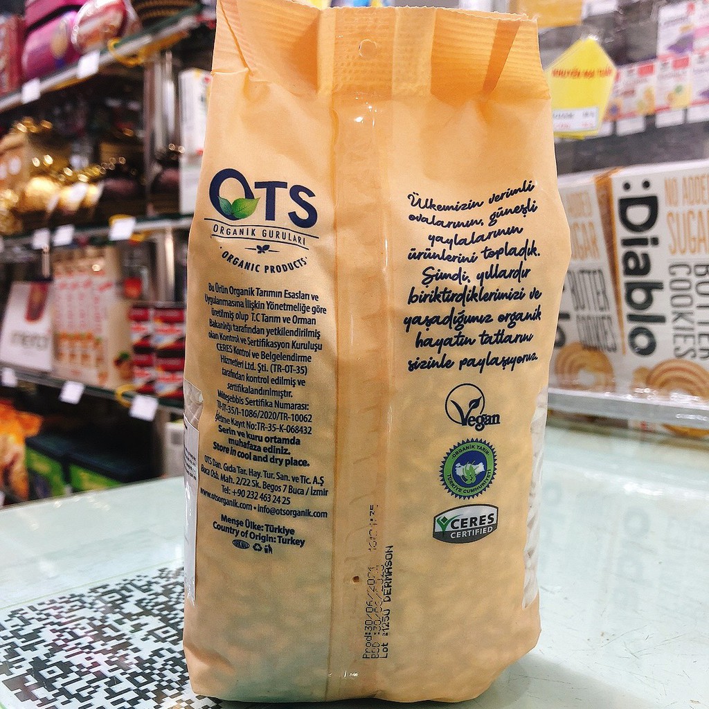 Đậu trắng hữu cơ OTS Organik 750g