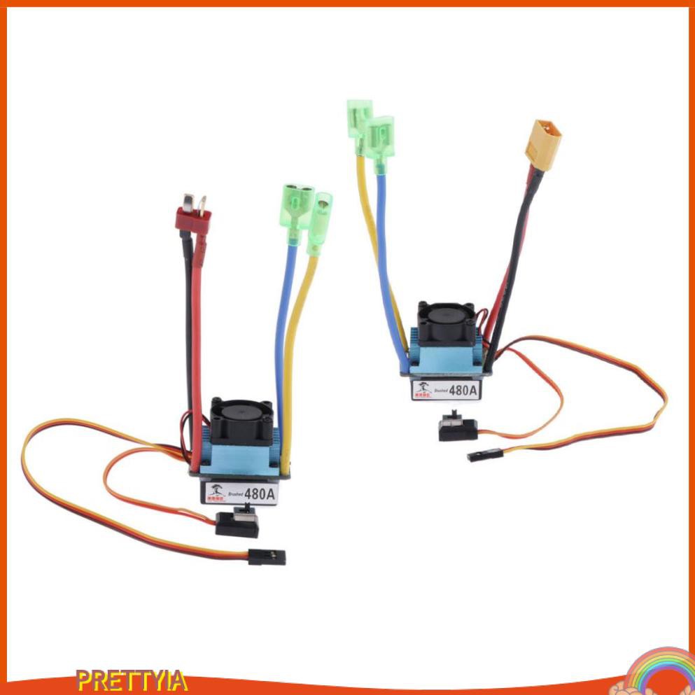 Esc Điều Khiển Tốc Độ Động Cơ Không Thấm Nước 480a Cho Động Cơ 540 / 550 / 775