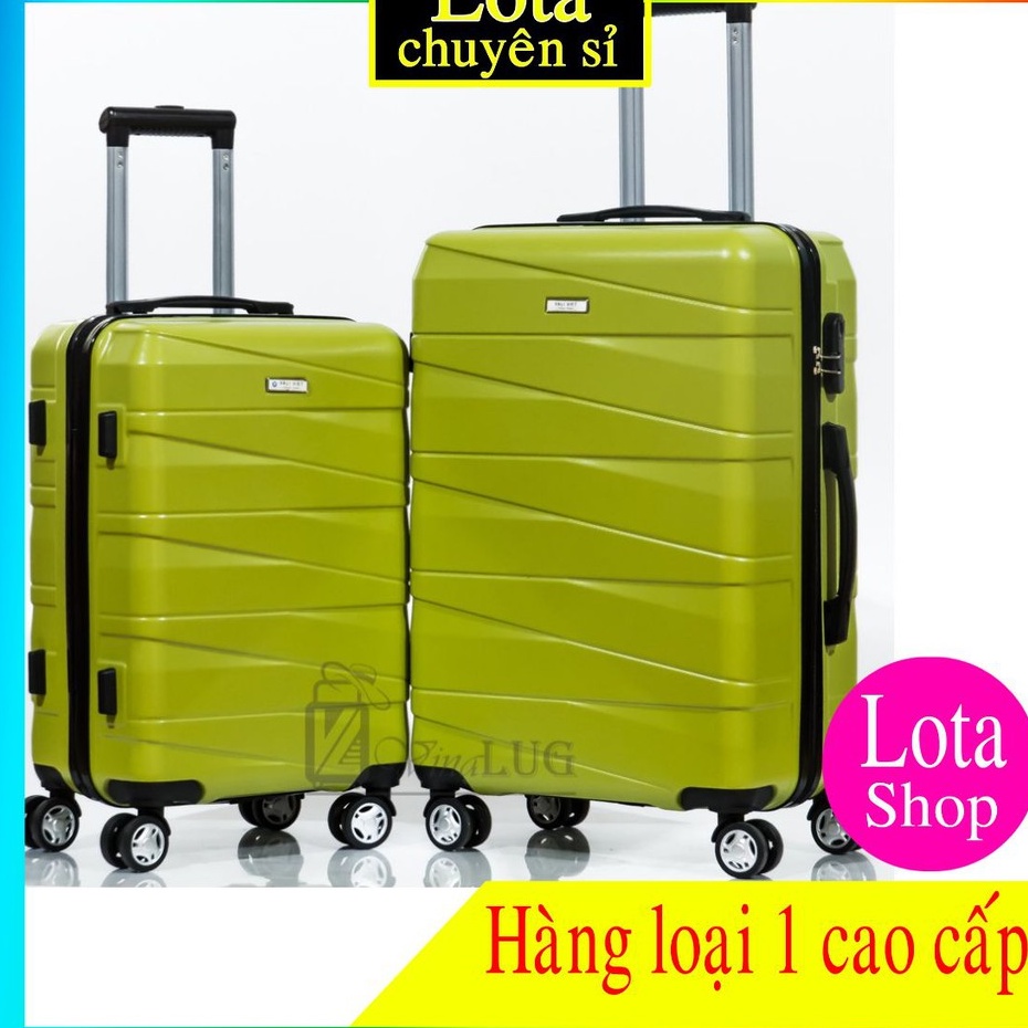 Vali Du Lịch size 24 nhựa abs siêu bền Bền Đẹp Cao Cấp Chống Nước Chống Trộm Bảo Hành 5 Năm