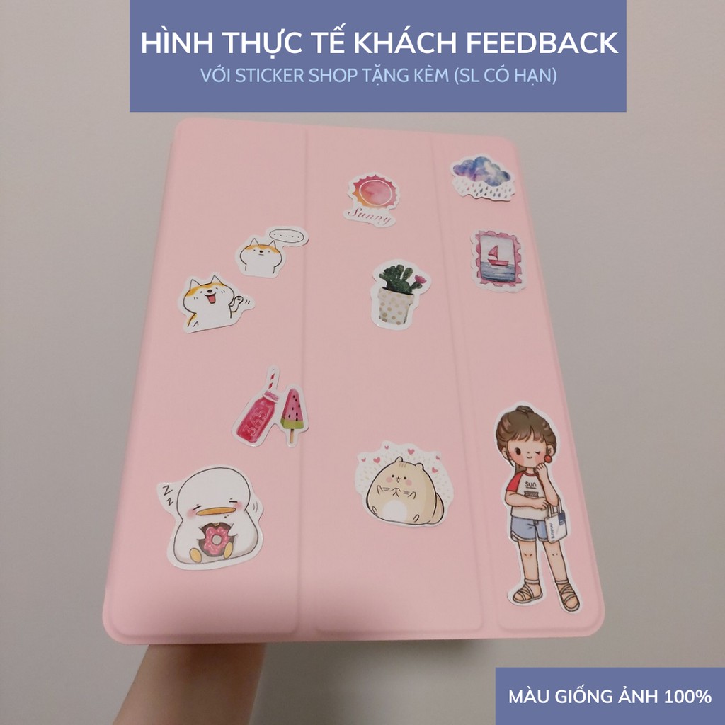 [Minimalist 2021] Cover iPad phong cách tối giản có khay đựng bút, bao da iPad Pro 11 12.9 10.5 Air 3 4 Mini 5 Gen 6 7 8 | BigBuy360 - bigbuy360.vn