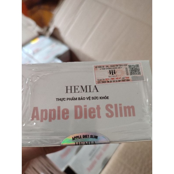 Thạch táo hemia siêu giảm mỡ, cam kết chuẩn công ty