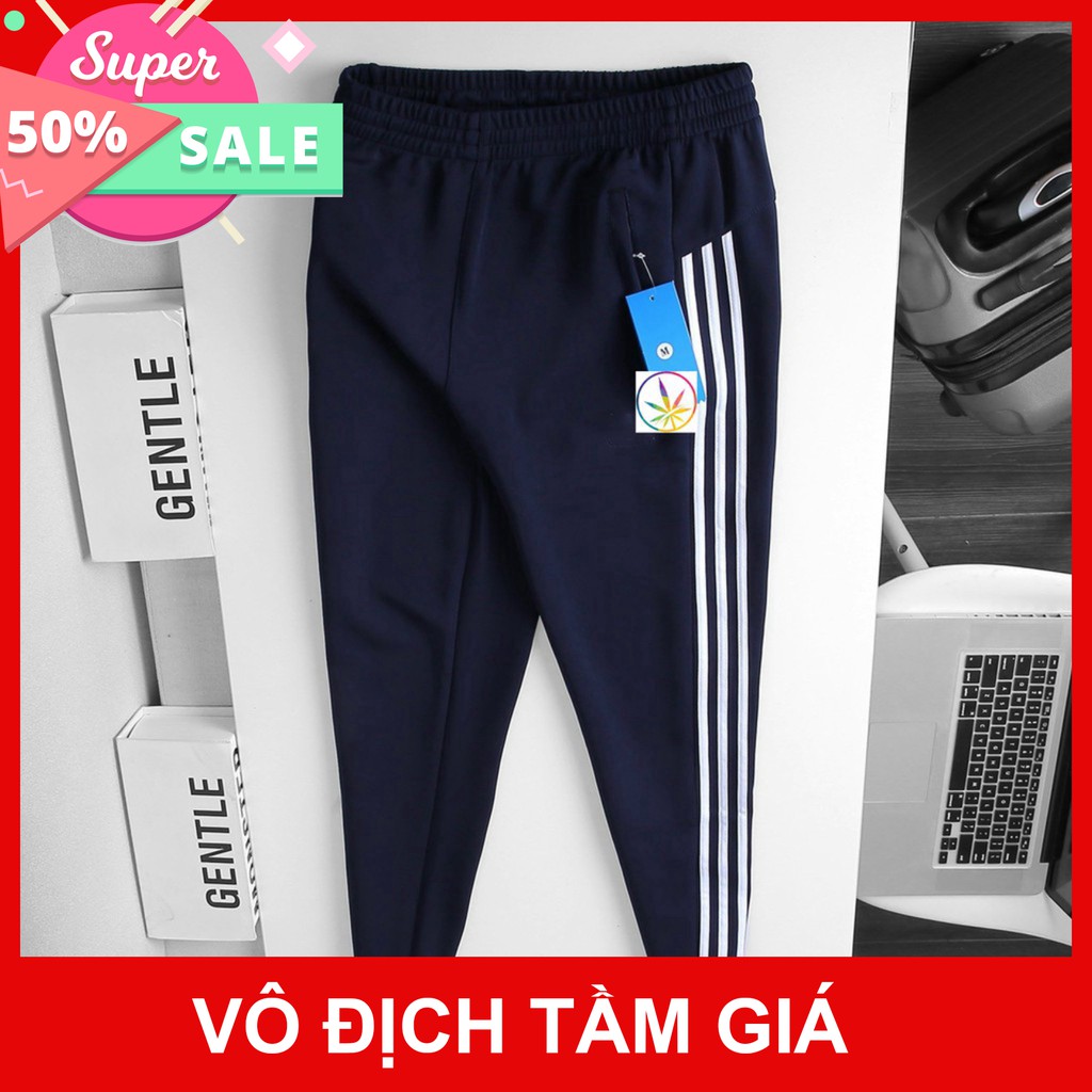[Hàng Đẹp - FreeShip] Quần Thể Thao Jogger VNXK 3 Sọc Nam Có 5 Màu Ống Chun Chất Liệu Nỉ Da Cá Đẹp -Bảo Hành Lỗi 1 Đổi 1 | BigBuy360 - bigbuy360.vn