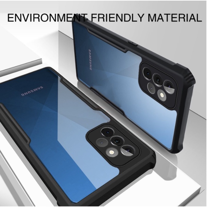 Ốp Điện Thoại Acrylic Trong Suốt Chống Sốc Cho Samsung Galaxy A73 A72 A53 A52S A52 A33 A23 A13 A12 A03 A03S A02S 4G 5G