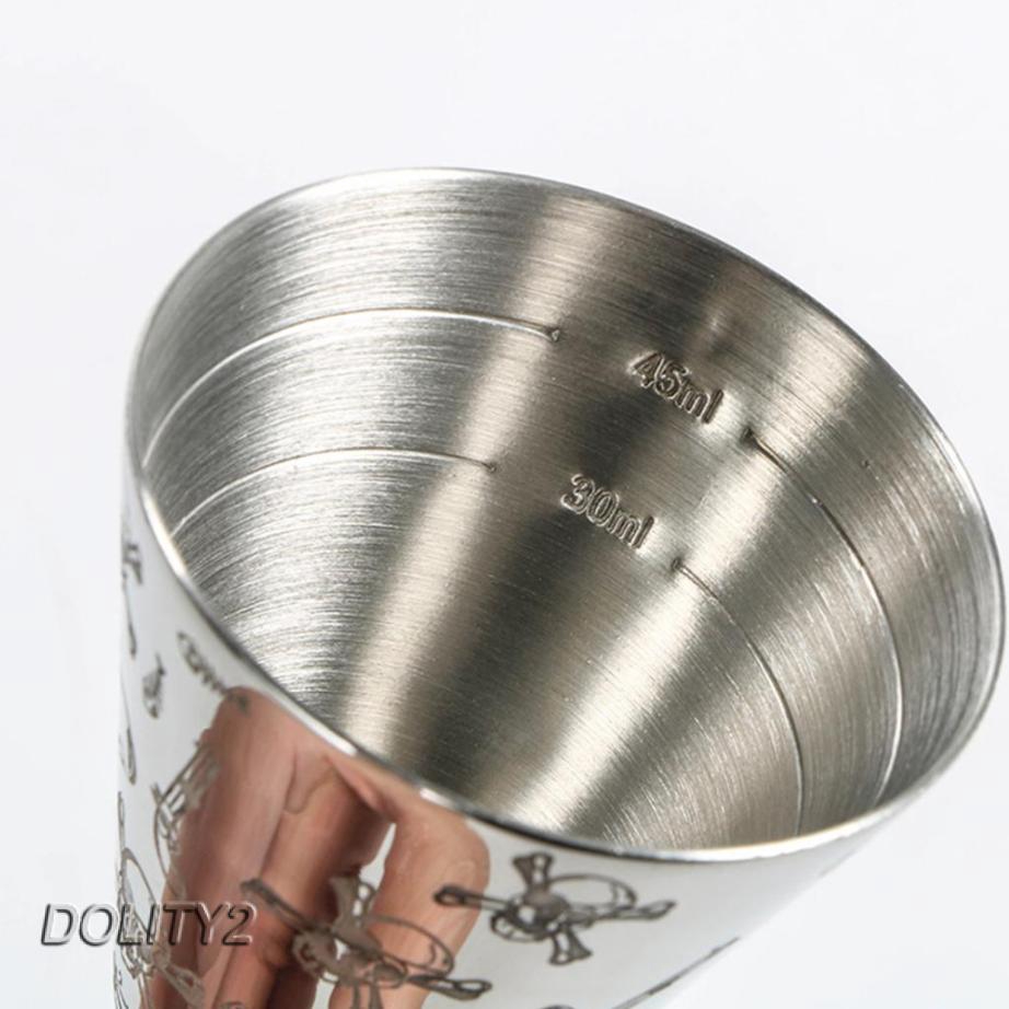 [Dolity2] Cốc Đo Lường Pha Chế Cocktail Bằng Thép Không Gỉ 1oz / 2oz