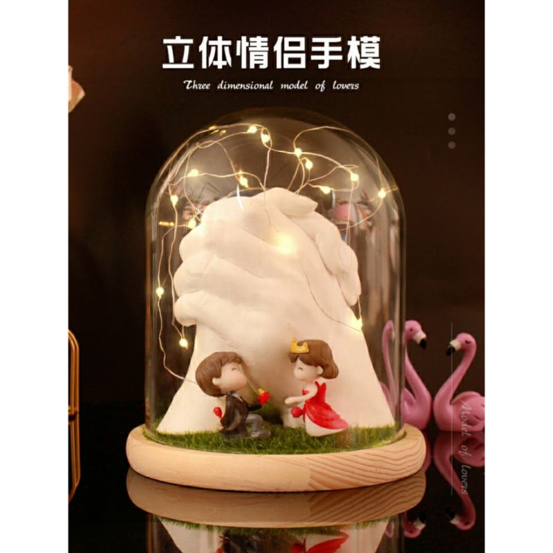 ORDER- BỘ KIT QUÀ LƯU NIỆM LÀM TƯỢNG TAY BẰNG THẠCH CAO kèm hình thật