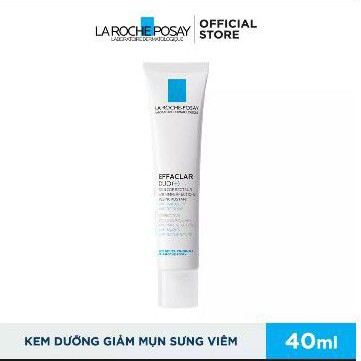 Kem dưỡng giảm mụn thông thoáng lỗ chân lông và ngừa thâm La roche Posay Effaclar Duo+ 40ml/15ml