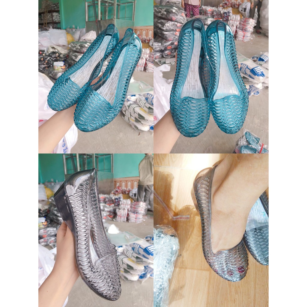 Giày nhựa dẻo đi mưa gót 3p/3cm