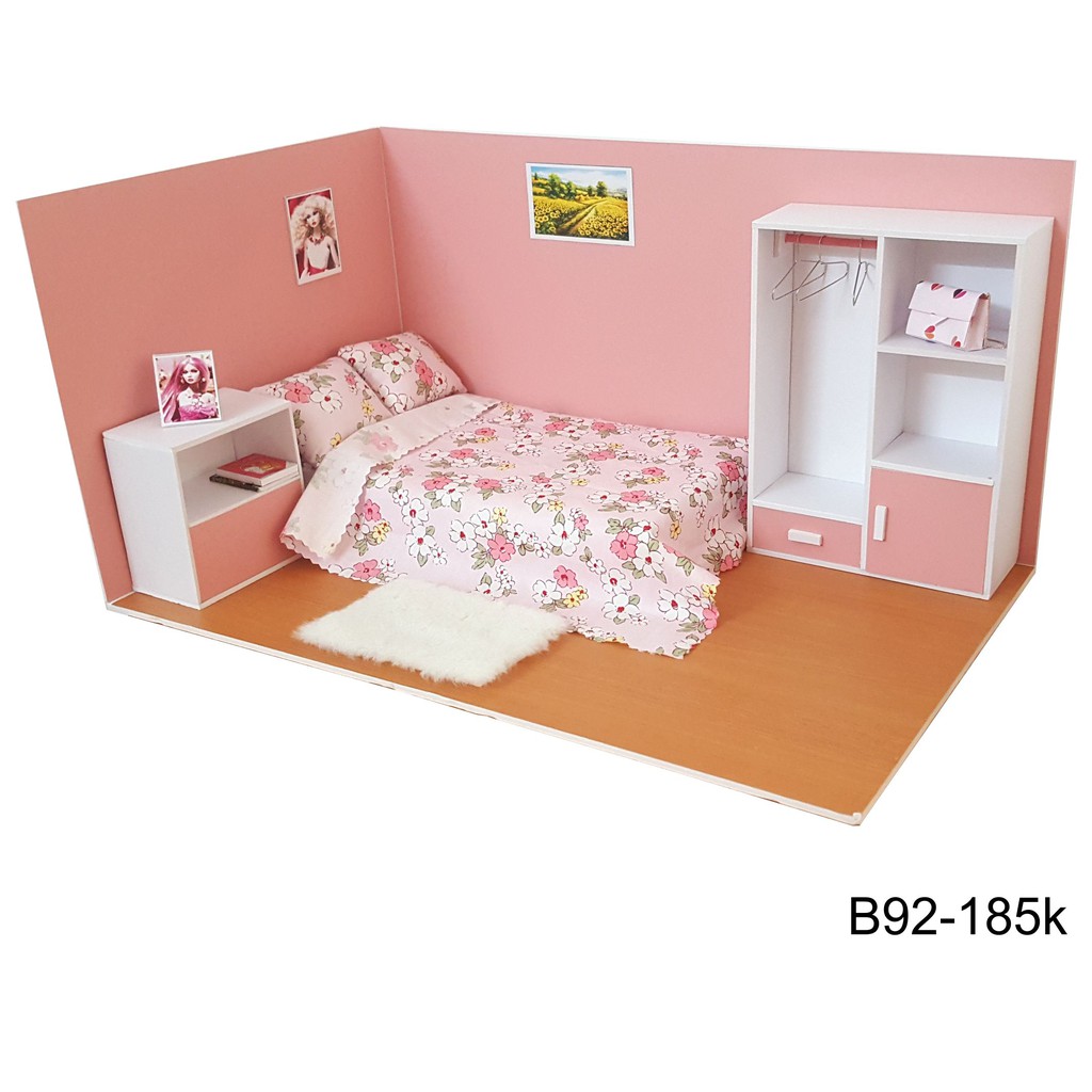 Nhà Búp Bê - Phòng ngủ Barbie - B9