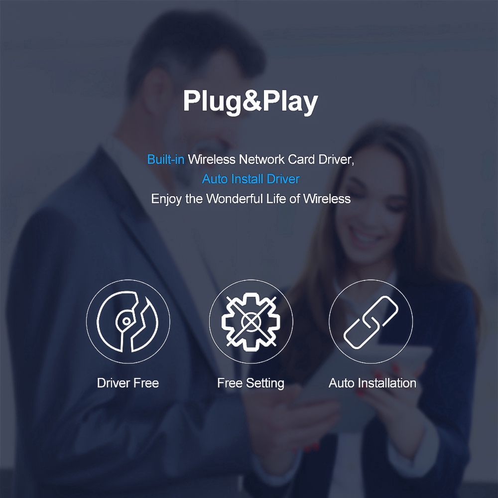 Thiết bị anten chuyển đổi WIFI không dây USB 2.0 150M có thể xoay