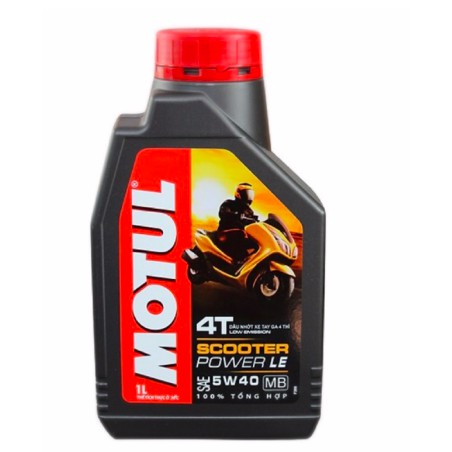 Nhớt cao cấp cho xe tay ga đời mới Motul Scooter Power LE 5W40