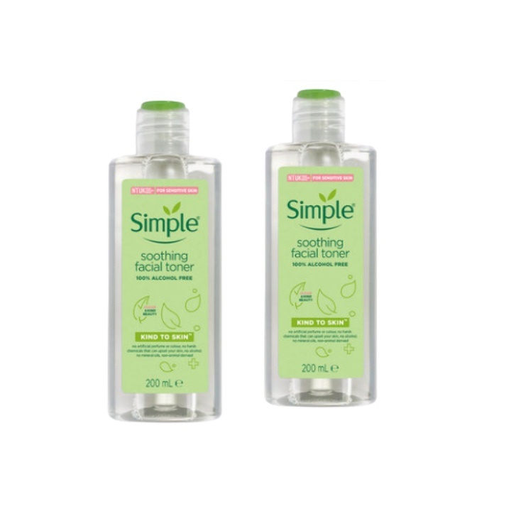 Nước Hoa Hồng Simple Toner Simple Dưỡng Ẩm Da Mặt Da Dầu Mụn, Nhạy Cảm - Cindy Hằng