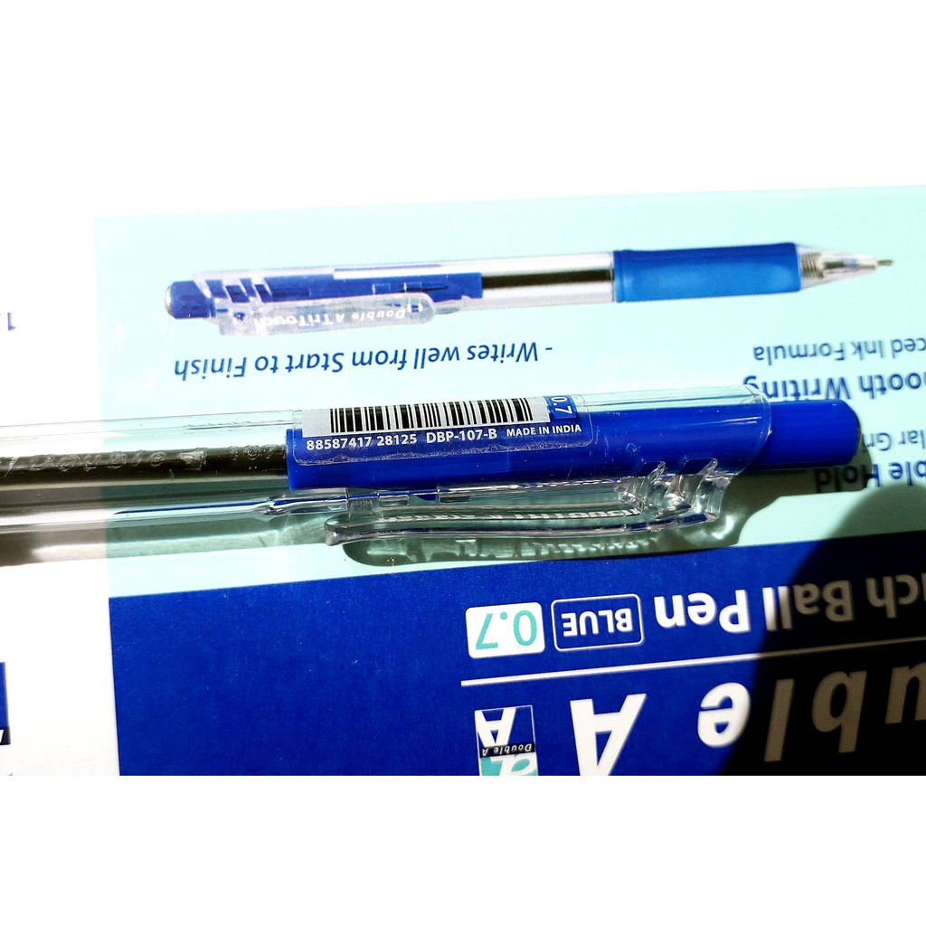 Hộp 12 cây Bút bi Double A TriTouch Ball Pen 0.7mm - DBP-107