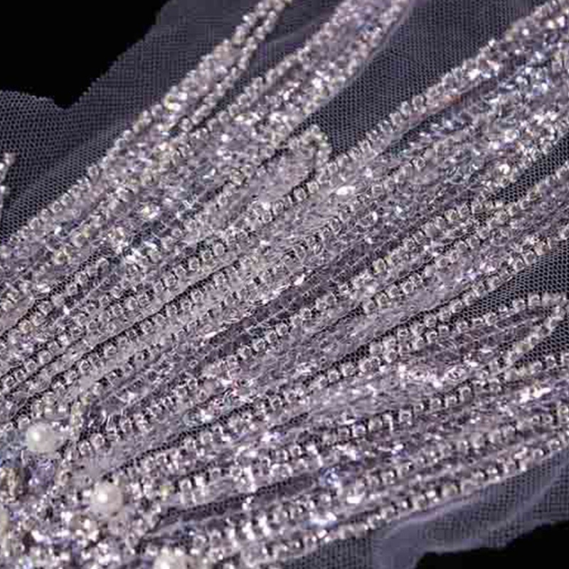 Miếng Đệm Vai Tua Rua Đính Đá Dùng Hóa Trang Sân Khấu