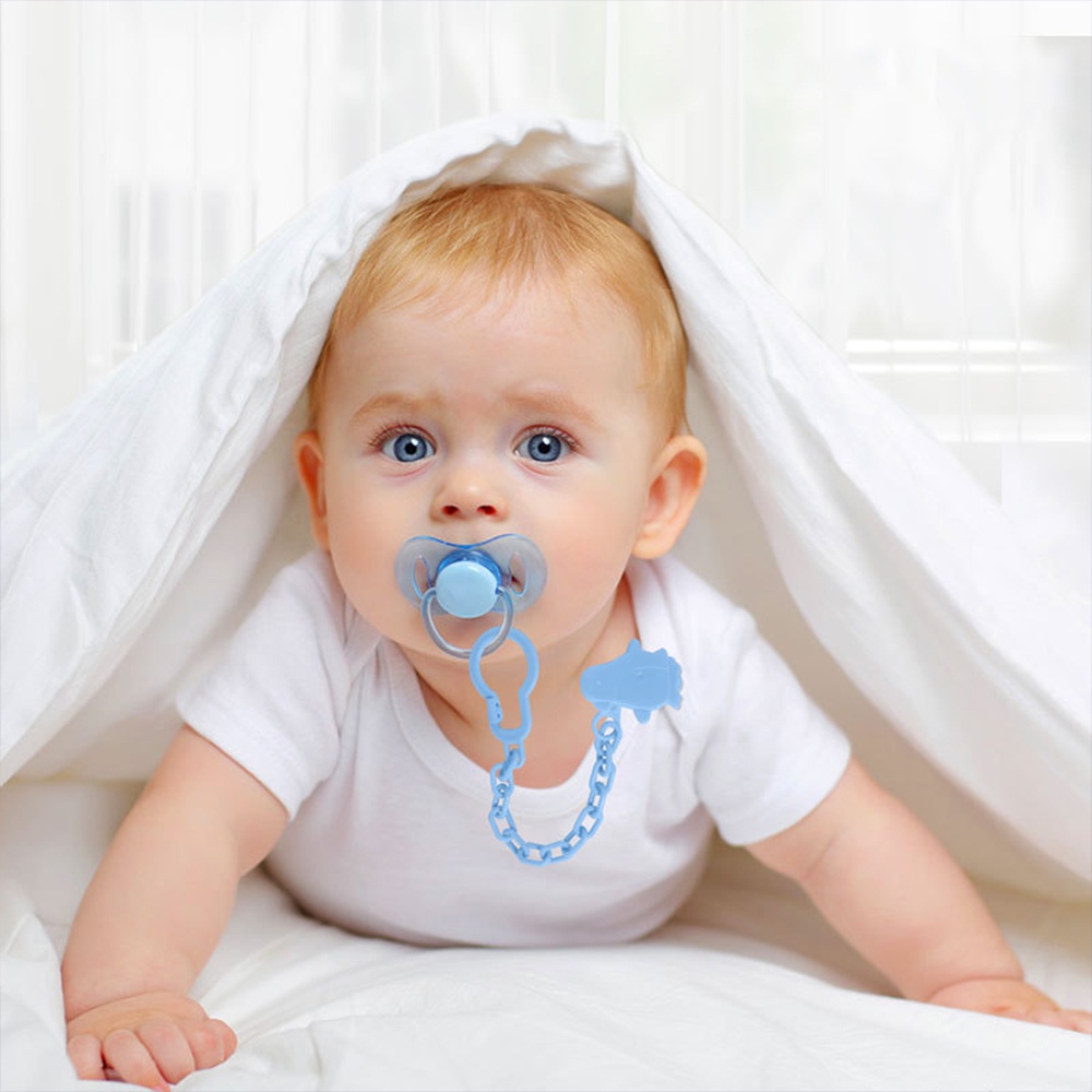 Dây treo ti giả, gặm nướu chống rơi dạng xích cho bé