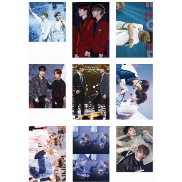 Lomo card 63 ảnh WANNA ONE Couple PanWink (Jihoon + Guanlin)