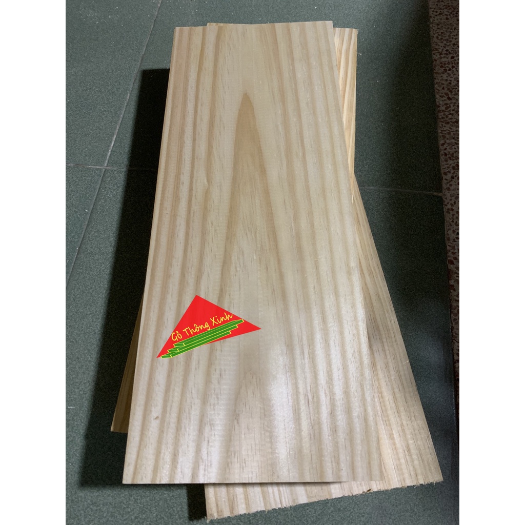 [MS63] Tấm gỗ thông mặt lớn đẹp rộng 20cm, dày 1.5cm, dài 50cm dùng làm mặt bàn, mặt ghế, decor...