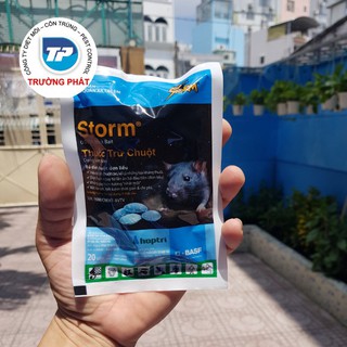 Thuốc diệt chuột Strom 20 viên hiệu quả an toàn, diệt chuột tận gốc, bả bẫy chuột hiệu quả cao