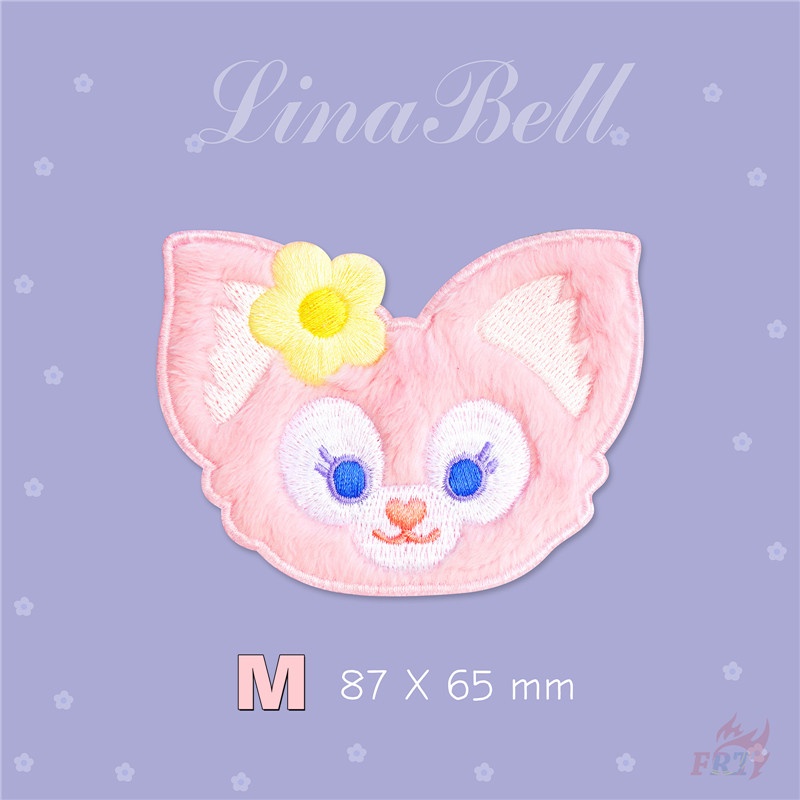 ☸ Linabell Miếng Dán Tự Dính Hình Nhân Vật Hoạt Hình Đáng Yêu ☸ 1 Hình Dán Ủi Trang Trí Quần Áo