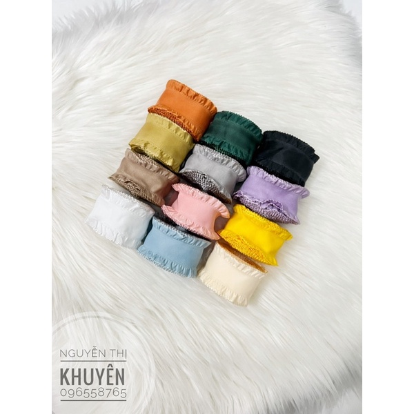 Ruy băng lụa viền sóng biên 25mm và 38mm