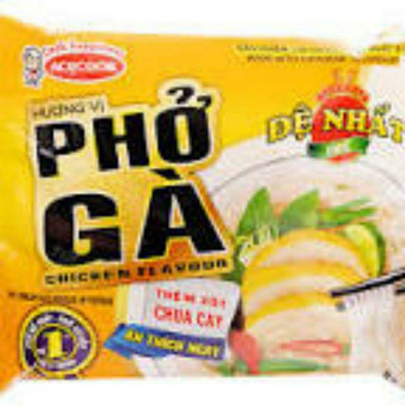 Combo 3 gói phở gà,bò Đệ nhất gói 65g