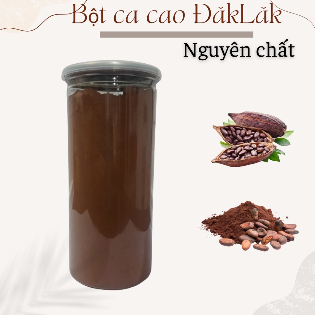 500g Bột cacao nguyên chất ĐăcLăk