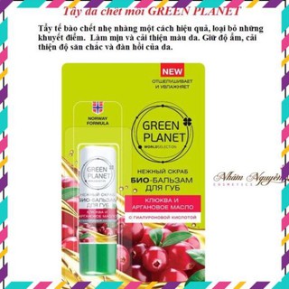 Son tẩy da chết môi green planet nga