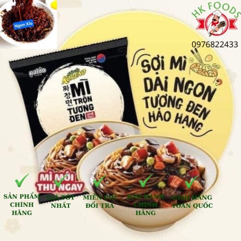 MÌ TRỘN TƯƠNG ĐEN KORENO ÚP 4 PHÚT GÓI 78G