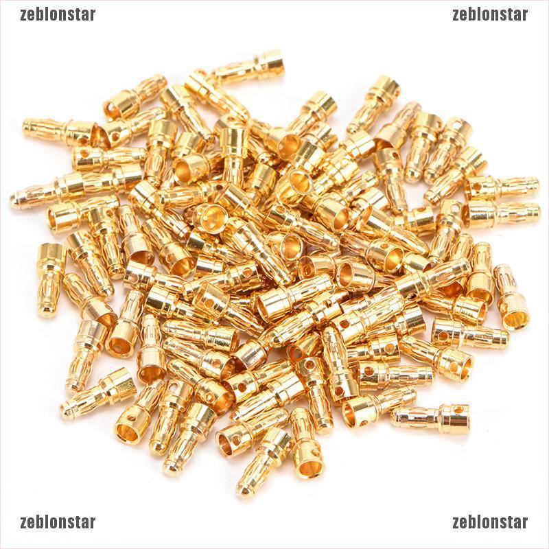 Bộ Jack Cắm Bắp Chuối Mạ Vàng 3.5Mm 40Mm