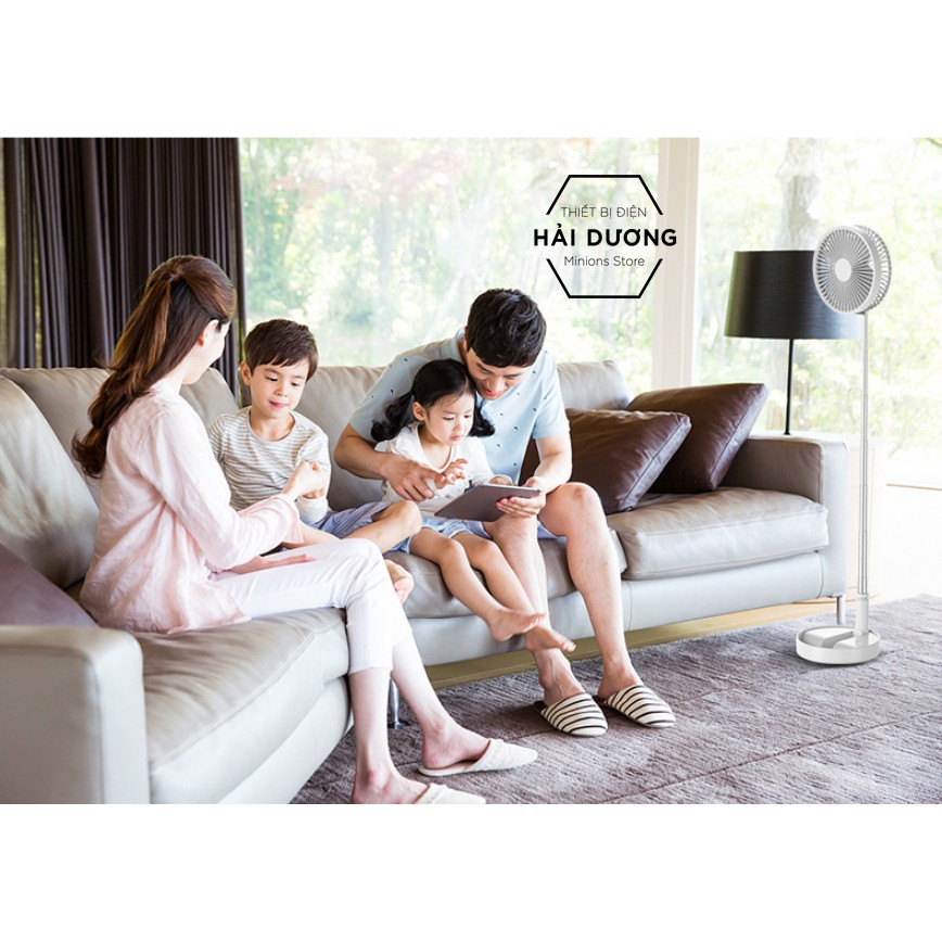 Combo Quạt tích điện di động 3 trong 1 để bàn - quạt sàn - quạt đứng TN134