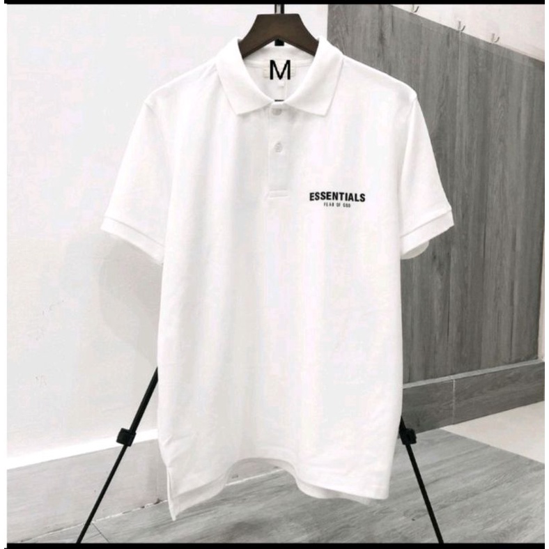 Áo thun cổ trụ cá xấu essentials IVA_SHOP co giãn 4c