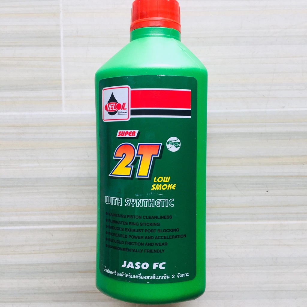 Nhớt thơm xe 2T thái lan Veloil super 500ml, Phụ Gia Pha Xăng Hoặc Nhớt 10ml