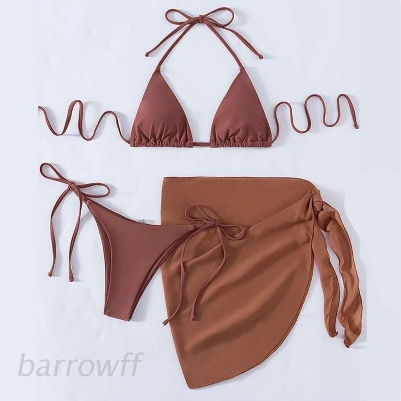 Set Bikini Đi Biển Thắt Nơ Quyến Rũ Thời Trang Cho Nữ