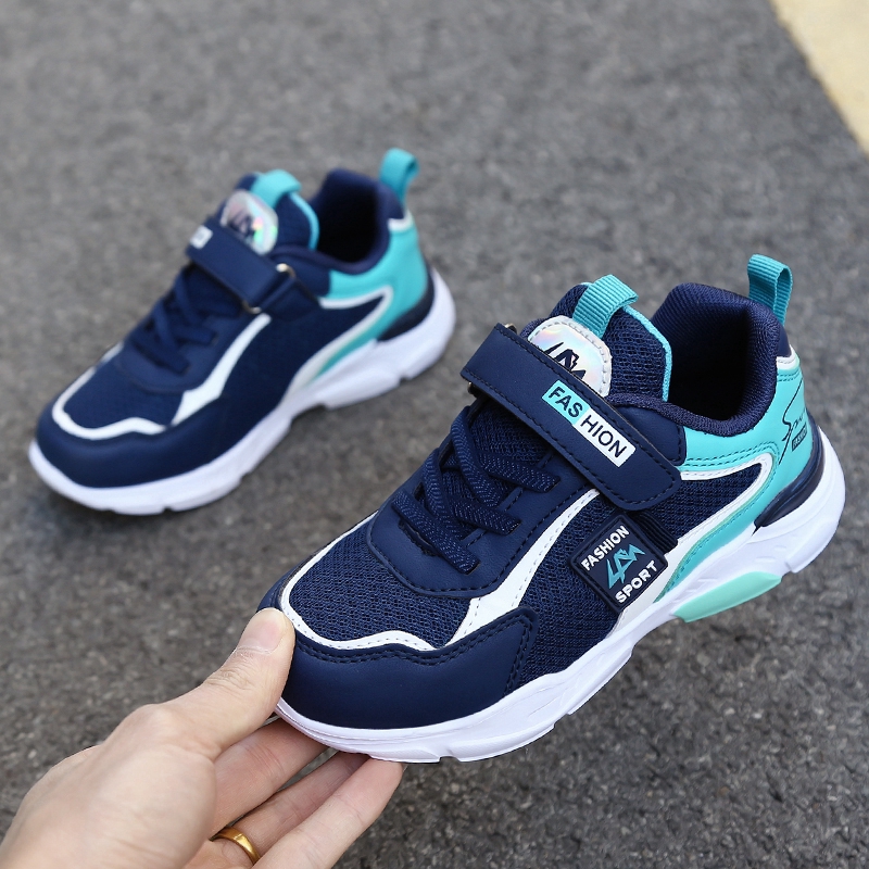 Giày Sneaker Lưới Siêu Nhẹ Cho Bé Trai