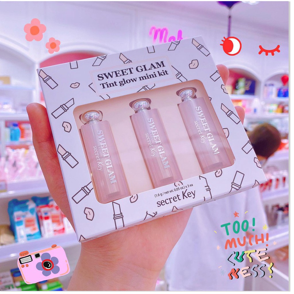 Bộ Son Dưỡng Có Màu Secret Key Sweet Glam T