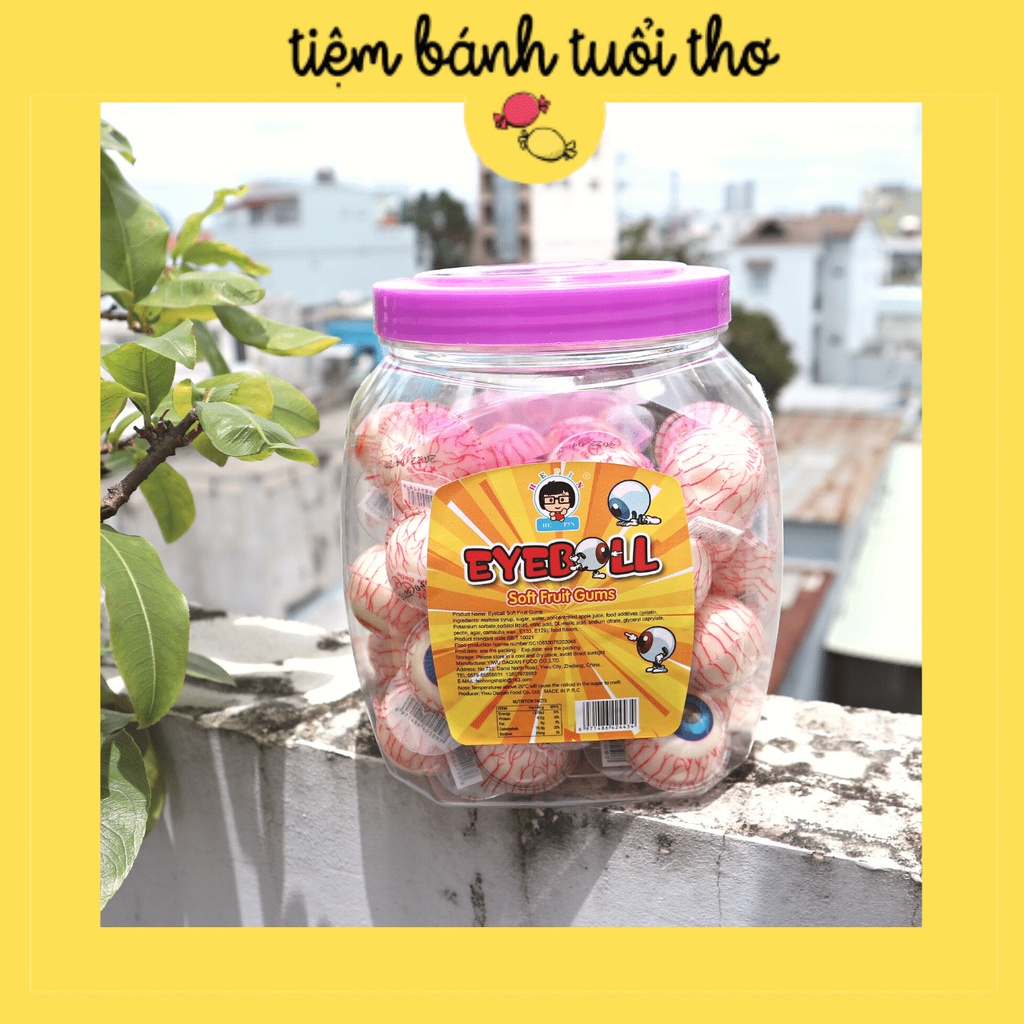 Kẹo Dẻo Mắt Nhãn Cầu Có Nhân