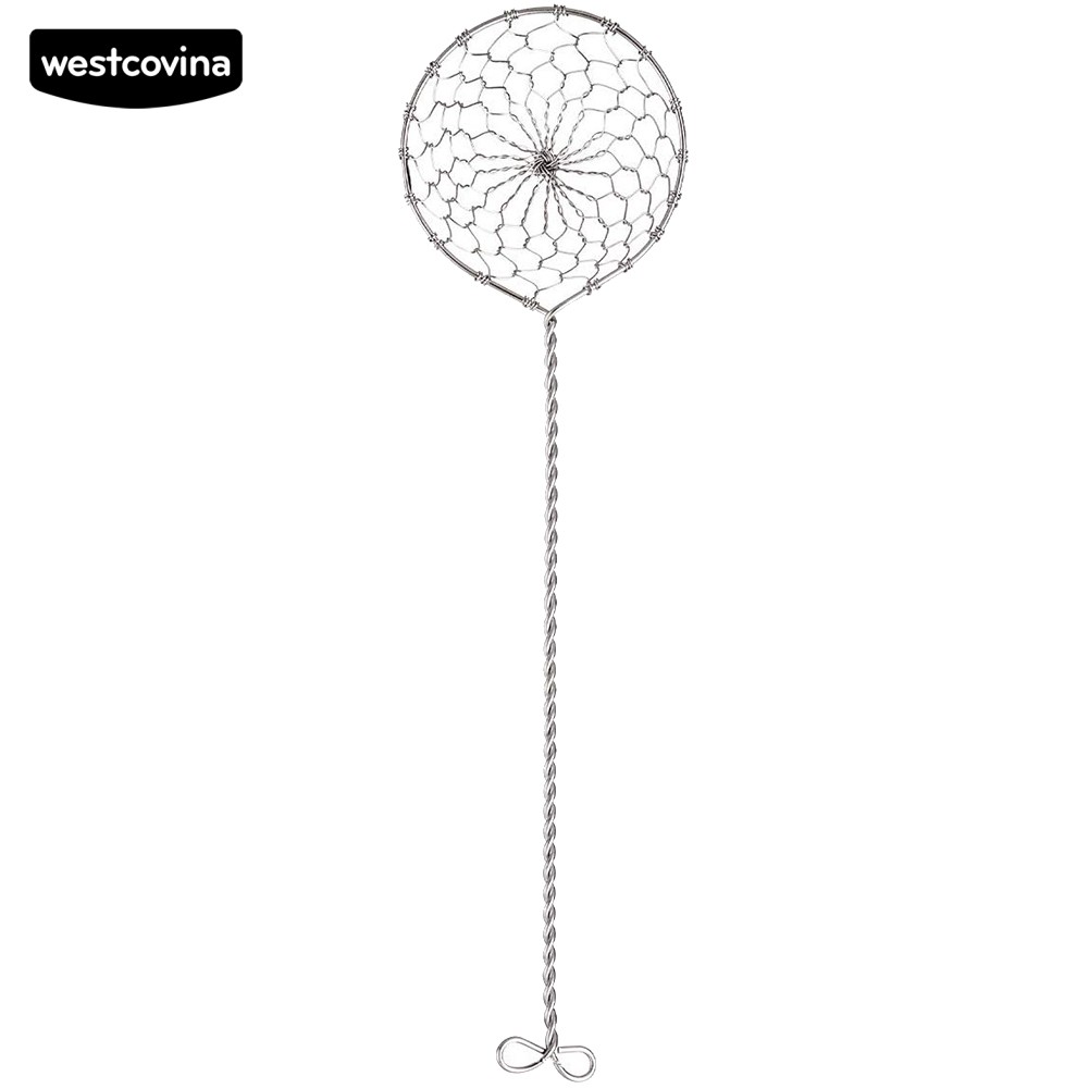 WEST✦ Stainless Steel Oil Filter Hot Pot Fondue Sieve Colander Spoon Cookware