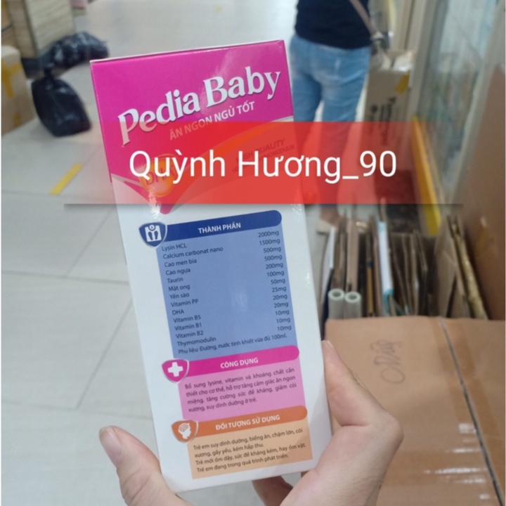 PEDIA BABY ăn ngon ngủ tốt hộp 20 gói cho bé cao lớn thông minh ( PEDIABABY )