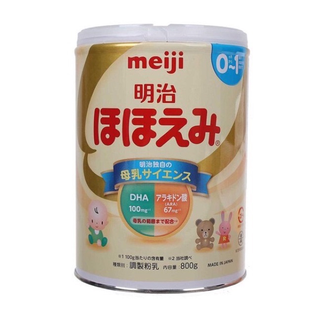 Sữa meiji số 0 bé (0-1 tuổi)