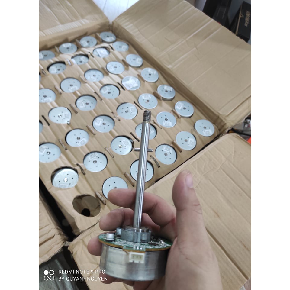 Motor không than 24V chế quạt