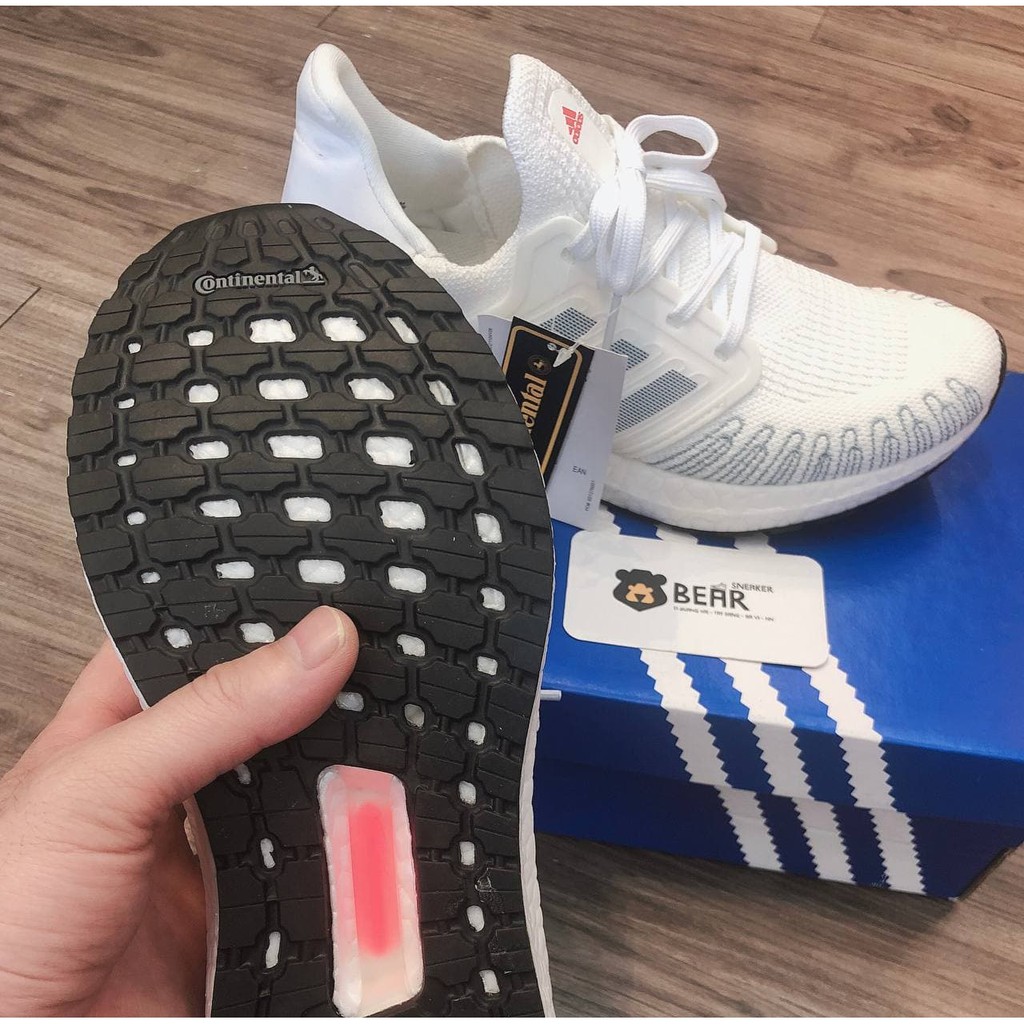 Giày thể thao Ultra Boost 6.0 Trắng viền xanh [BIG SALE  - FULL BOX] Giày chạy bộ - tập gym full size nam nữ